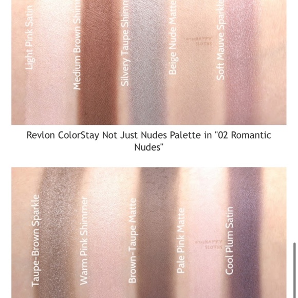 *NEW Revlon Colorstay Not Just Nudes “02 Romantic Nudes” 10 Pan Palette - Picture 4 of 7